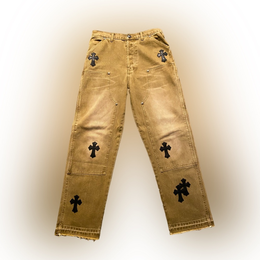 Chrome Hearts Brown Carpenter Pants